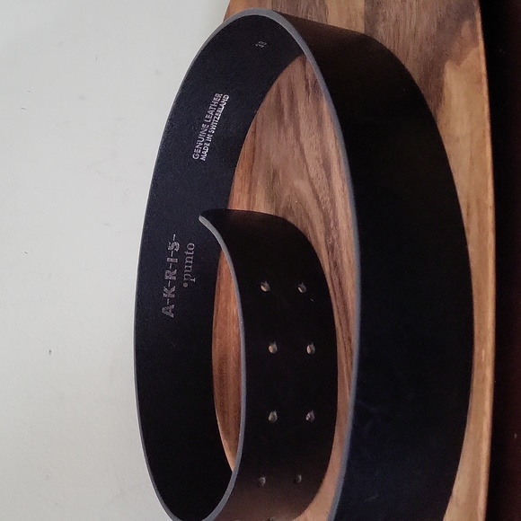 Arkris Punto Genuine Leather Double Prong Belt - Picture 11 of 16